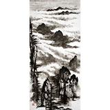 張春奇三尺精品山水《黃山云海》徐悲鴻紀念館藝術中心理事