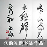 代理代購名家沈鵬書法 買家可與藝術(shù)家合影