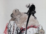 名家名作 季則夫四尺斗方《偕趣圖》詢價