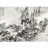 名家孔方小四尺《水繞孤村遠(yuǎn)》(詢價(jià))