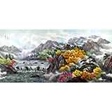 朝鮮二級畫家金英《金剛山》