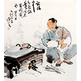 陳漫之小尺寸村中慈母《記憶中之老鍋臺(tái)》（詢價(jià)）