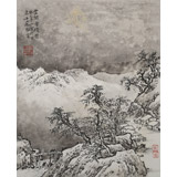孔方 小尺寸《云開(kāi)雪棧圖》（詢價(jià)）