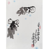 國家一級美術師王永剛 小尺寸指畫《金玉滿堂》(詢價)