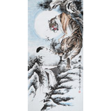 北京美協張春奇 四尺《雄風》（詢價）