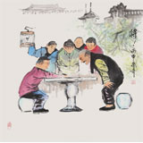 張春奇 四尺斗方《將！》徐悲鴻紀(jì)念館藝術(shù)中心理事