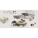 張春奇 四尺《奶奶的心事》徐悲鴻紀(jì)念館藝術(shù)中心理事（詢價(jià)）