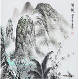 北京美協張春奇 四尺斗方《漁歌》（詢價）