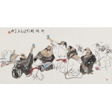 庾超然 四尺《醉仙圖》 黃鶴樓書畫院院長