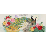 【已售】凌雪 小八尺《榮華富貴》 北京美協會員