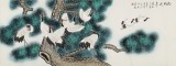 【已售】凌雪 小六尺《松鶴延年》 北京美協(xié)會(huì)員