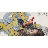 【已售】向士平 四尺《春意融融》 三峽大學藝術學院教授