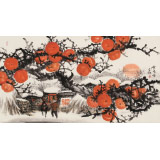 趙金鸰 三尺《雪晴圖》清華美院高研班導(dǎo)師（詢價(jià)）