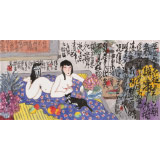 王永剛 三尺《思君圖》 國家一級美術(shù)師（詢價）