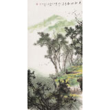 鄒本財 四尺《大地回春》 公主嶺市美協常務副主席