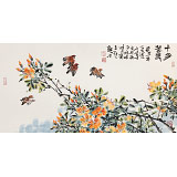 【已售】曲逸之 三尺《十分春色》 河南省著名花鳥畫家