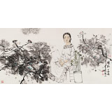 楊西沐 四尺《清秋》 中國美術(shù)家協(xié)會會員（詢價）