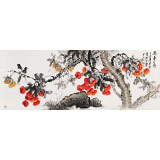 王寶欽小六尺《萬事如意》當(dāng)代花鳥牡丹畫名家（詢價）