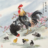 孫浩群 《富貴吉祥》 八十歲學院派繪畫名家（詢價）