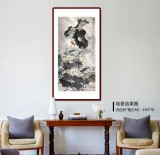 孫浩群 《碧荷翠羽》 八十歲學(xué)院派繪畫名家（詢價(jià)）