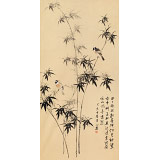 皇甫小喜 四尺《墨竹》 河南著名花鳥畫家