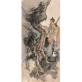 曹建濤 三尺《高士圖》 獨具特色水墨人物畫家