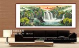 吳東 小八尺《福地安居圖》 著名易經風水畫家