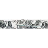 張春奇 2.8米水墨長卷《漓江春雨》 徐悲鴻紀念館藝術中心理事（詢價）