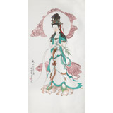 【已售】曹建濤 四尺《觀世音菩薩》 精品