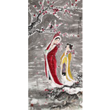 【已售】南海禪寺 妙林居士 四尺《踏雪尋梅》