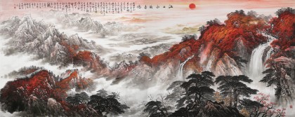 【已售可訂制】李碧峰 大丈二《江山如此多嬌》 中國書畫家協會理事