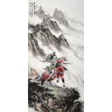 【已售】鄒本財 四尺《忠義千秋》公主嶺市美協常務副主席