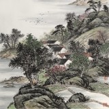 劉金河 四尺《征帆片片似沙鷗》 中國美術家協會會員（詢價）