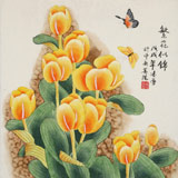 凌雪 三尺斗方《繁花似錦》 北京美協會員
