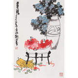 【已售】王永剛 《重陽》 國家一級美術師