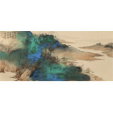 【已售】吳顯剛 三尺《溪山無盡》 貴州七星關美協(xié)主席
