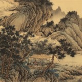 貴州七星關美協主席 吳顯剛 小六尺《竹亭松風圖》