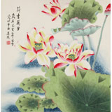 凌雪 四尺斗方《荷香萬里》 北京美協會員