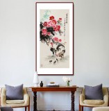 【已售】王寶欽四尺《富貴吉祥》當代花鳥牡丹畫名家（詢價）