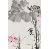 陳薪名《荷花清翠圖》 中美協(xié)會員 第六屆全國花鳥畫展金獎獲得者