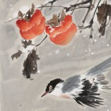 陳薪名《喜柿多》 中美協(xié)會(huì)員 第六屆全國(guó)花鳥(niǎo)畫(huà)展金獎(jiǎng)獲得者