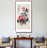 王偉寧《花開富貴》 青年書畫才俊 河南美協會員