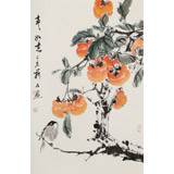 【已售】陳薪名《事事如意》中美協(xié)會員 第六屆全國花鳥畫展金獎獲得者