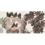 王永剛 四尺《年尾陽》 國家一級美術（詢價）