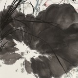 陳薪名《荷風清遠》中美協會員 第六屆全國花鳥畫展金獎獲得者