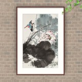 陳薪名《荷風清遠》中美協會員 第六屆全國花鳥畫展金獎獲得者