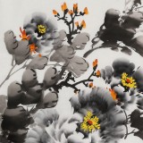 王寶欽 三尺《國色天香》當代花鳥牡丹畫名家（詢價）