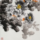 王寶欽 三尺《國色天香》當代花鳥牡丹畫名家（詢價）