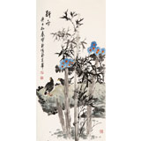 王寶欽 三尺《新雨》當代花鳥牡丹畫名家（詢價）
