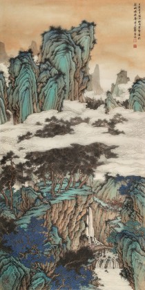 吳顯剛 《松風(fēng)云壑圖》 貴州七星關(guān)美協(xié)主席
